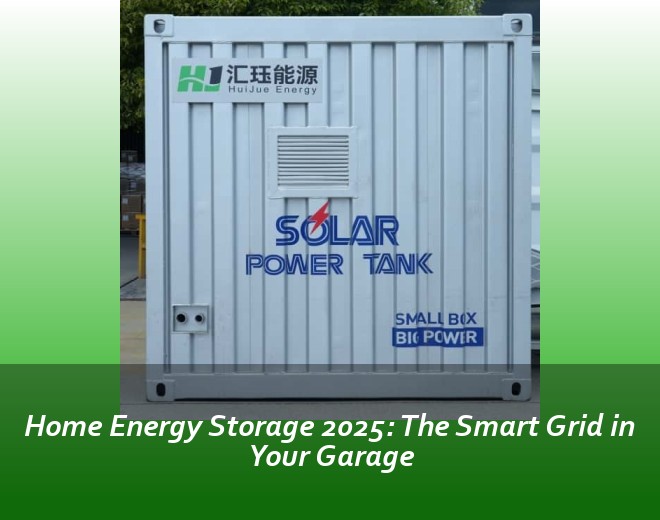Home Energy Storage 2025: The Smart Grid in Your Garage